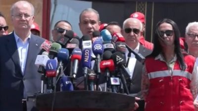  وزير الخارجية المصري من أمام معبر رفح: أكثر من 5 معابر تربط إسرائيل بقطاع غزة