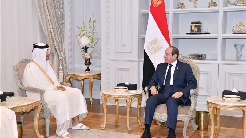  الرئيس السيسي يشدد على البدء في إعادة إعمار قطاع غزة عقب وقف إطلاق النار