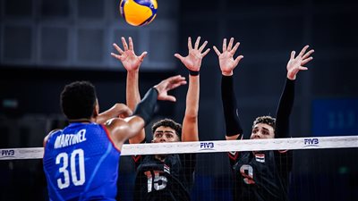 منتخب شباب الطائرة يخسر أمام كوبا بثمن نهائي بطولة العالم 