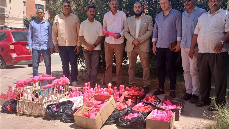 تموين سوهاج : ضبط كميات من حلوى المولد غير الصالحة للاستهلاك في طما