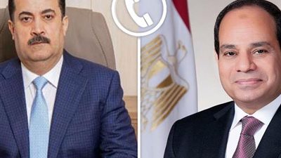 السيسي ورئيس وزراء العراق يبحثان سبل تعزيز العلاقات الاقتصادية بين البلدين
