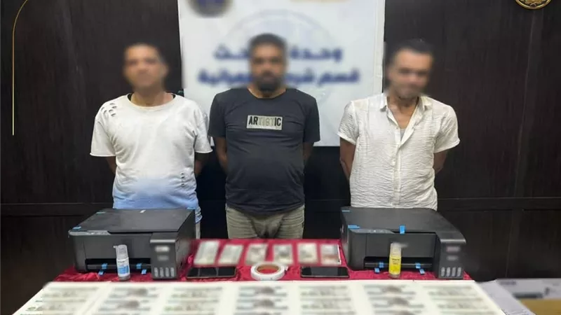 ضبط 3 متهمين بتزوير العملات وترويجها بعدة مناطق مختلفة