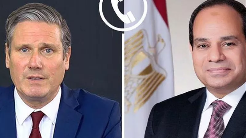 الرئيس السيسي ورئيس وزراء بريطانيا يبحثان وقف إطلاق النار بغزة وتعزيز التعاون