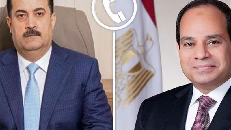 السيسي ورئيس وزراء العراق يبحثان سبل تعزيز العلاقات الاقتصادية بين البلدين