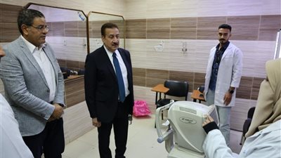 محافظ المنوفية يتابع إنشاء مبنى الرمد الجديد لخدمة المرضى باستثمارات 40 مليون جنيه (صور)