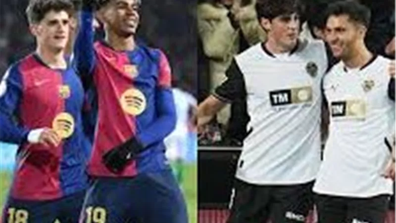 الدوري الإسباني.. قائمة برشلونة وفالنسيا وأبرز الغيابات