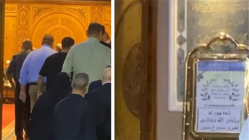 بدء عزاء المطرب عمرو ممدوح ستين في مسجد الشرطة بالشيخ زايد