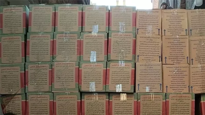 ضبط 7884 زجاجة زيت طعام مغشوش في سوهاج