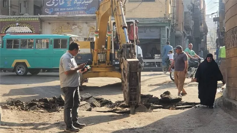 محافظ المنوفية يتابع أعمال رفع كفاءة نفق كوبري السمك