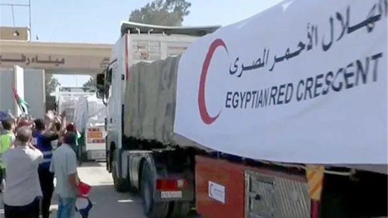 القاهرة تواصل دعمها لغزة: انطلاق قافلة مساعدات إنسانية جديدة عبر معبر رفح