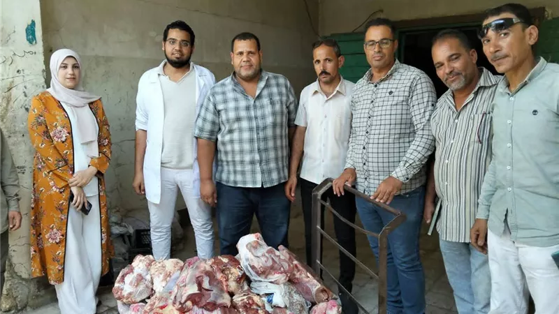 ضبط 270 كيلو لحوم غير صالحة للاستهلاك الآدمي ودقيق مدعم بسوهاج