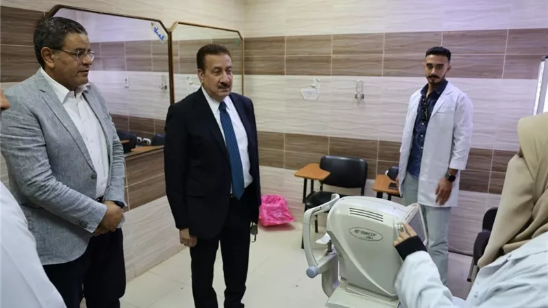 محافظ المنوفية يتابع إنشاء مبنى الرمد الجديد لخدمة المرضى باستثمارات 40 مليون جنيه (صور)