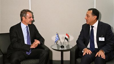 مدبولي يبحث مع نظيره اليوناني سبل تعزيز التعاون المشترك 