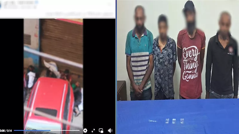 ضبط 4 عاطلين ظهروا في فيديو يتعاطون المخدرات بالجيزة