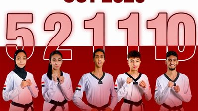 وزير الرياضة يهنئ أبطال التايكوندو بعد تصدرهم التصنيف العالمي