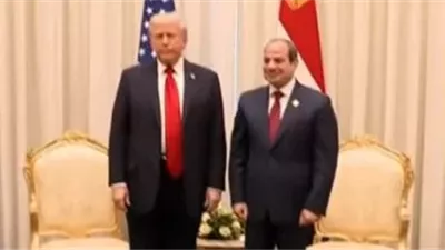 ترامب: أود أن يكون الرئيس السيسي عضوًا في مجلس السلام الدولي برئاسة توني بلير