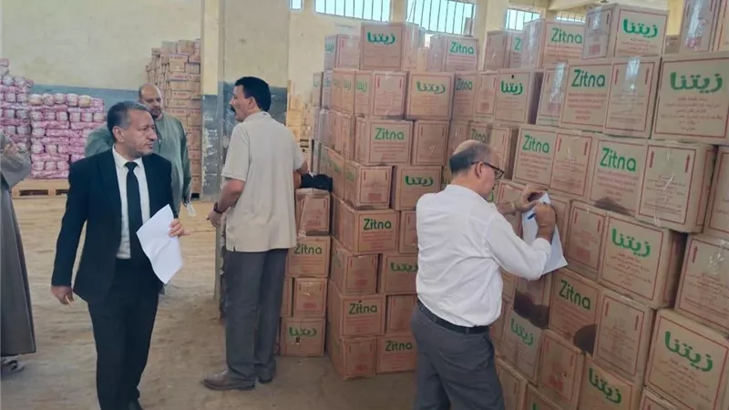 تحرير 233 مخالفة تموينية وضبط سماد وسكر بالمنيا