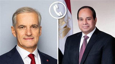 الرئيس السيسي يتلقى اتصالًا من رئيس وزراء النرويج يوناس جار ستور