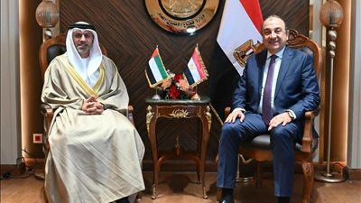 وزير قطاع الأعمال يستقبل السفير الإماراتي الجديد ويشيد بالعلاقات الثنائية