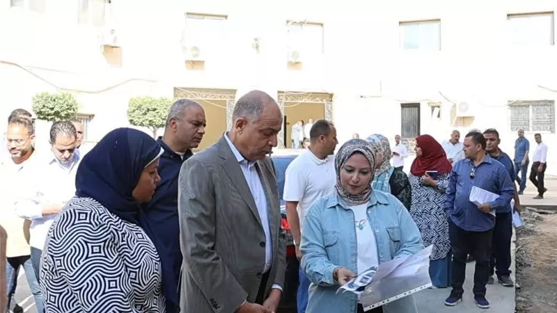 محافظ المنيا يتابع أعمال تطوير ورفع كفاءة الوحدة المحلية ببني مزار والمدخل الشمالي  