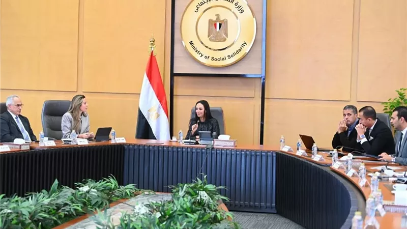 وزيرة التضامن الاجتماعي تفتتح المائدة المستديرة بعنوان 