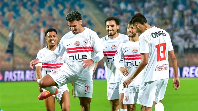 بثلاثية الزمالك يضرب شباك ديكيداها الصومالي في الشوط الأول 