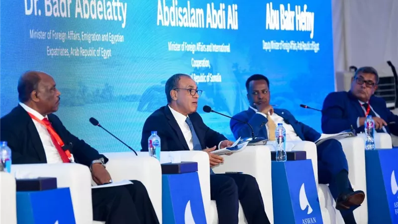 وزير الخارجية يسلط الضوء على قضايا البحر الأحمر في منتدى أسوان للسلام