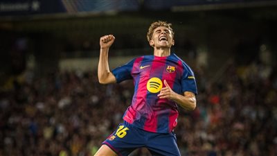 قبل نهاية الشوط الأول.. فيرمين لوبيز يعيد برشلونة للمباراة