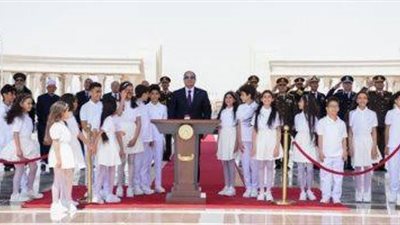 السيسي من احتفالية وطن السلام: الشعب الذي يرفض الهزيمة يعينه الله على النصر