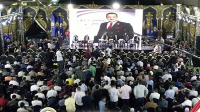  حماة الوطن ينظم مؤتمراً جماهيرياً حاشداً بالجيزة دعماً لمرشحيه 