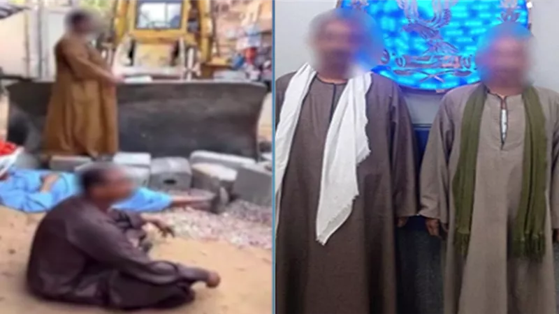 بعد تداول الفيديو.. كشف ملابسات تعدي شخصين على عمال رصف الطرق بسوهاج
