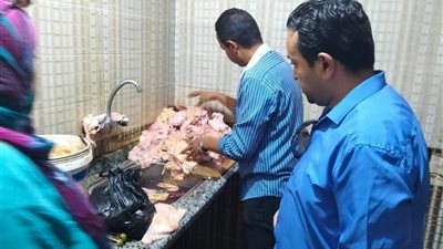 ضبط 3 أطنان لحوم ودواجن وأسماك غير صالحة للاستهلاك الآدمي بالمنوفية