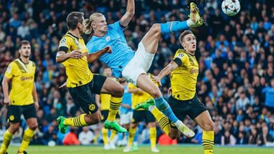 تعرف على موعد مباراة مانشستر سيتي وبوروسيا دورتموند في دوري أبطال أوروبا