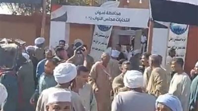 توافد الناخبين بأسوان على اللجان للمشاركة في انتخابات النواب 2025