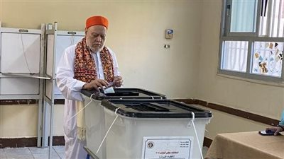 الشيخ علي جمعة  يدلي بصوته في انتخابات مجلس النواب 2025