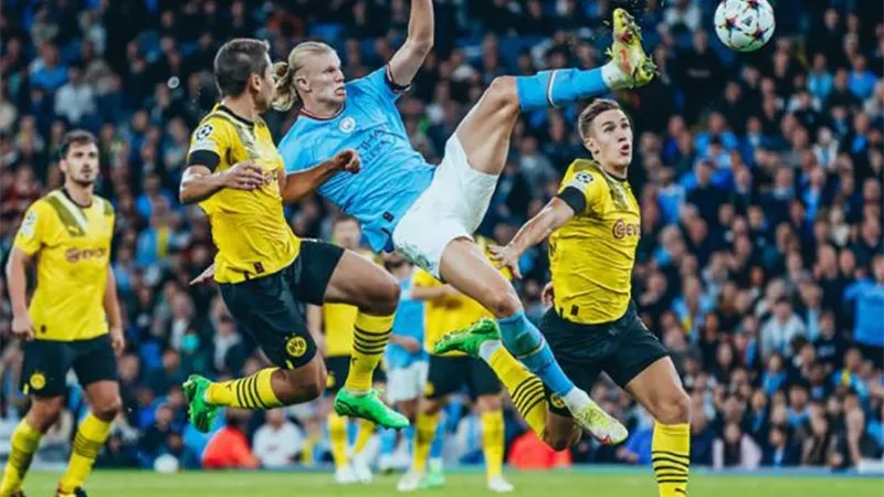 تعرف على موعد مباراة مانشستر سيتي وبوروسيا دورتموند في دوري أبطال أوروبا