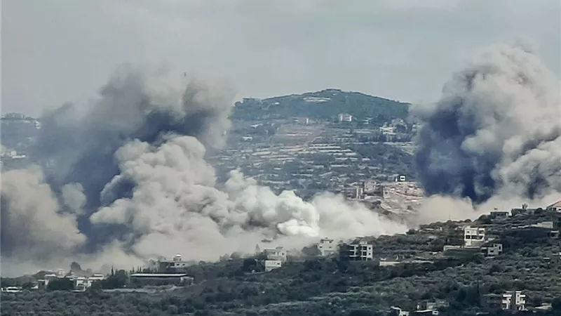 سقوط قتيل ومصابين في غارات عنيفة للطيران الحربي الإسرائيلي على جنوب لبنان 