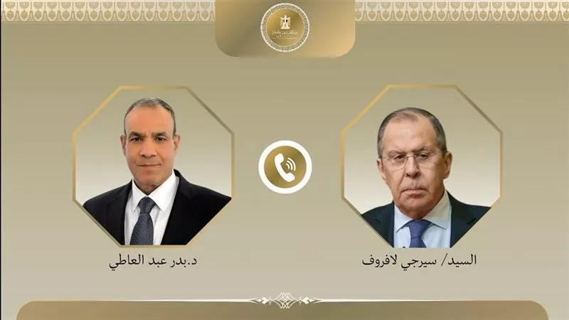 وزير الخارجية يتلقى اتصالاً من نظيره الروسي لبحث الأوضاع في غزة والسودان