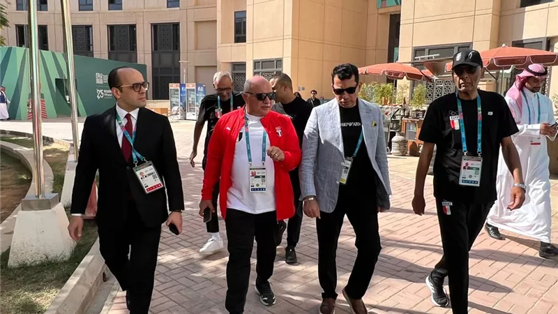وزير الرياضة يزور بعثة مصر المشاركة في دورة ألعاب التضامن الإسلامي بالرياض