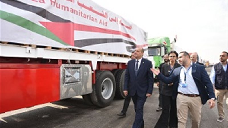  القافلة 14 من المساعدات