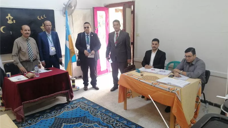 وفد المنظمة العربية لحقوق الإنسان يتفقد لجان انتخابات النواب 2025 بالإسكندرية