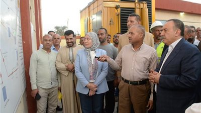 بدء التشغيل التجريبي لمحطة صرف صحي قرية أولاد إبراهيم بأسيوط بتكلفة 350 مليون جنيه