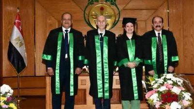 رئيس تحرير «بلدنا اليوم» يهنئ الدكتورة سماء سليمان على مناقشتها رسالة الدكتوراه الثانية