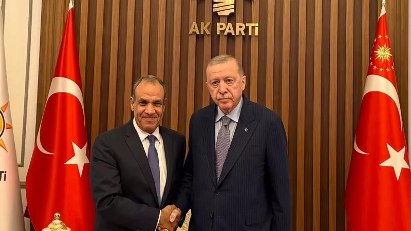 وزير الخارجية يلتقي الرئيس التركي رجب طيب إردوغان في أنقرة