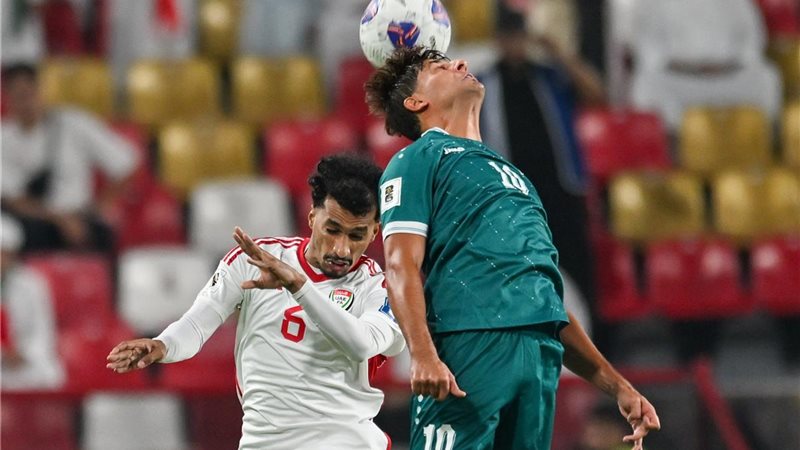 لقطة من مباراة العراق