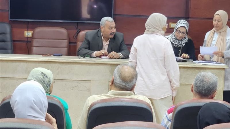 لقاء رئيس الحى مع