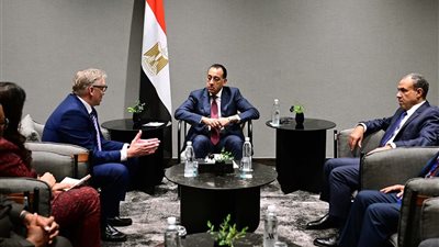رئيس الوزراء يلتقي مسئولي شركة 