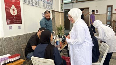 إنطلاق حملة للتبرع بالدم لطلاب الإتحاد المصري بصيدلة القناة