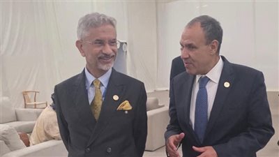 لقاء وزير الخارجية المصري مع نظيره الهندي على هامش اجتماعات قمة مجموعة العشرين في جنوب أفريقيا