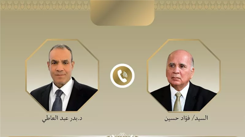 اتصال هاتفي بين وزيري خارجية مصر والعراق لبحث العلاقات الثنائية وتطورات الأوضاع الإقليمية